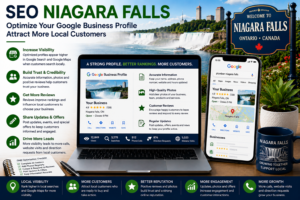 SEO Niagara Falls helping businesses improve Google rankings through Google Business Profile optimization.